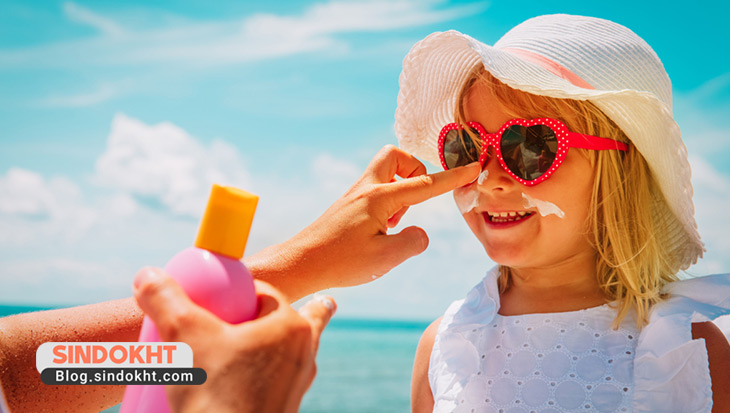 نحوه استفاده از کرم ضد آفتاب برای کودکان