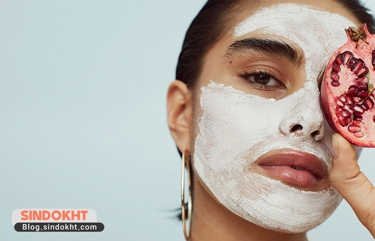 روتین مراقبتی پوست صورت و استفاده از ماسک گچی-4