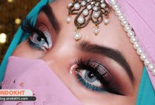 آموزش آرایش چشم عربی برای چشم های ریز و درشت