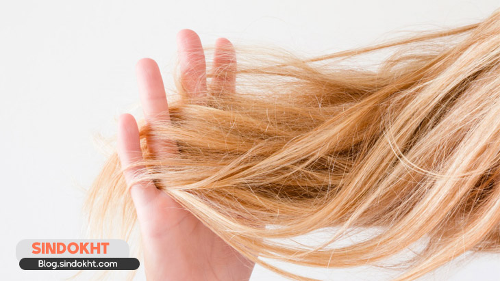 درمان موهای سوخته با دکلره